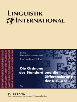 cover image of Die Ordnung des Standard und die Differenzierung der Diskurse